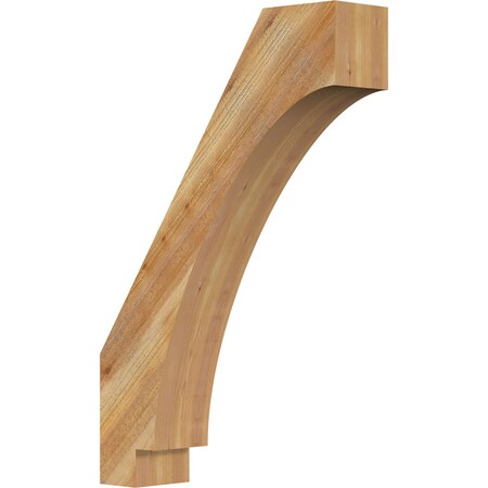 Ekena Millwork 6"W x 24"D x 36"H Imperial Rough Sawn Knee Brace, Western Red Cedar BRC06X24X36IMP00RWR